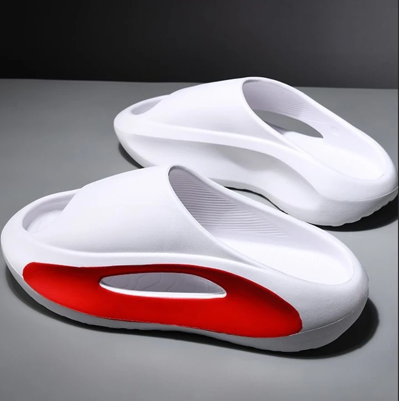 Летние Тапочки Унисекс Большой Размер 46 47 Мягкая Домашняя Хлопковая Обувь Из ЭВА