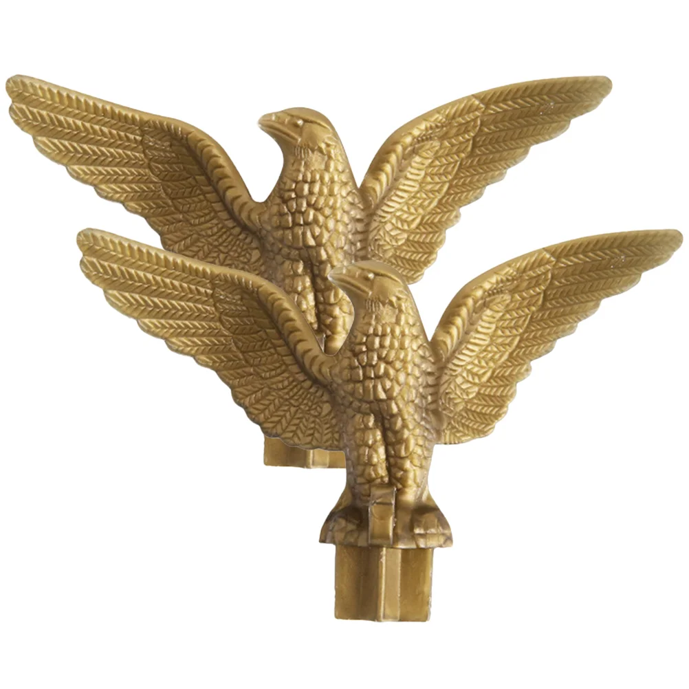 

4 Pcs Garden Flagpole Topper Tips Outdoor Decor Metal Replacement Plastic Finial Ornament
