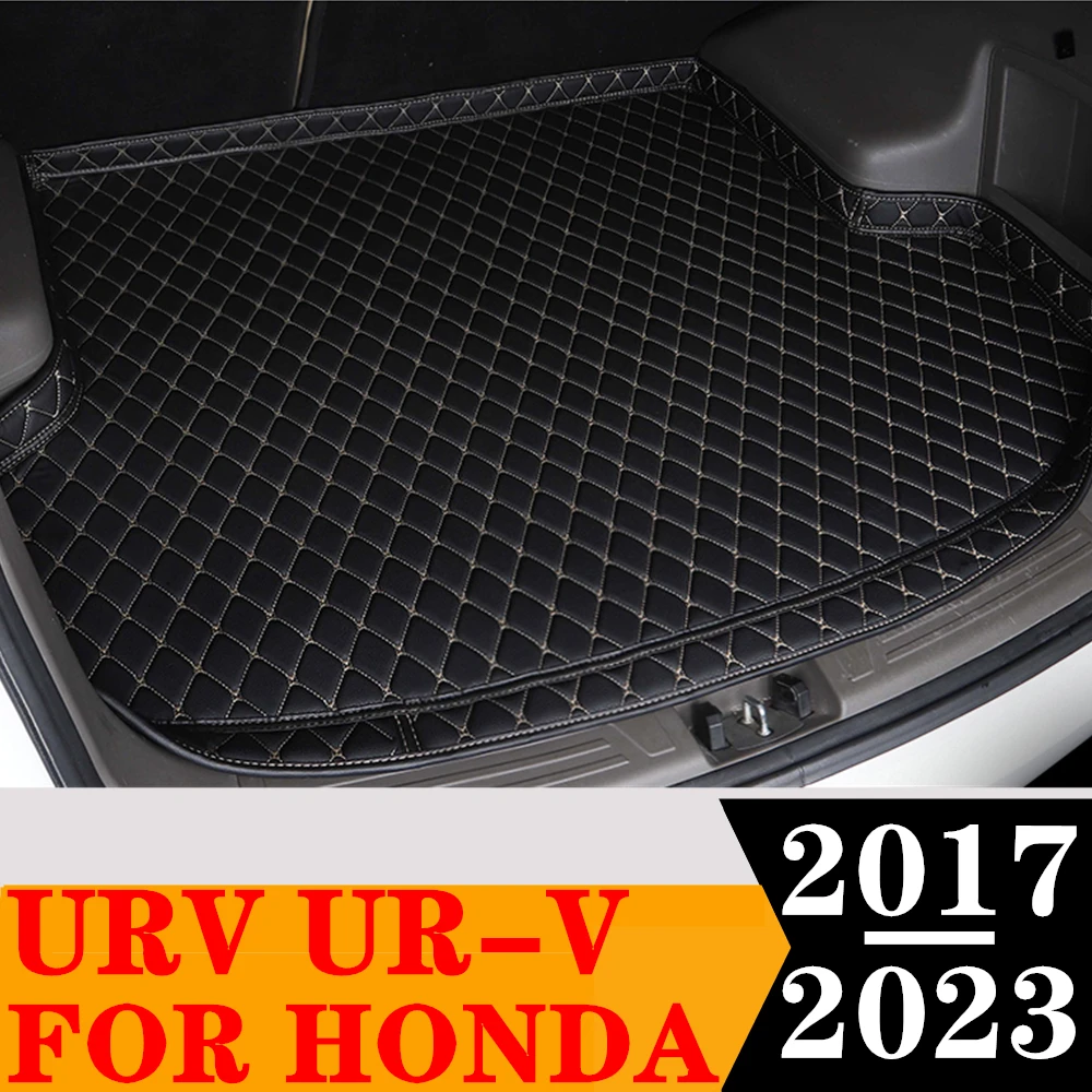 

Sinjayer Car Trunk Mat ALL Weather Auto Tail Boot Luggage Pad Carpet High Side Cargo Liner Fit For HONDA URV UR-V 2017 2018-2023