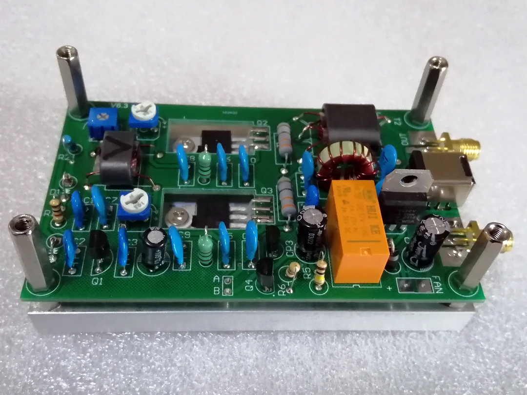 

30W 3-28MHz Shortwave Power Amplifier Board CW SSB Linear High-frequency Power Amplifier Finished Board