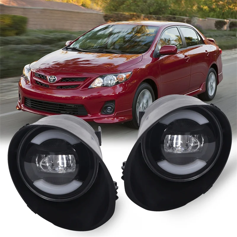 

45w Led Driving Fog Light With DRL White Running Light+ Yellow Turn led Fog Lamp For 07-13 Tundra/08-11 Sequoia