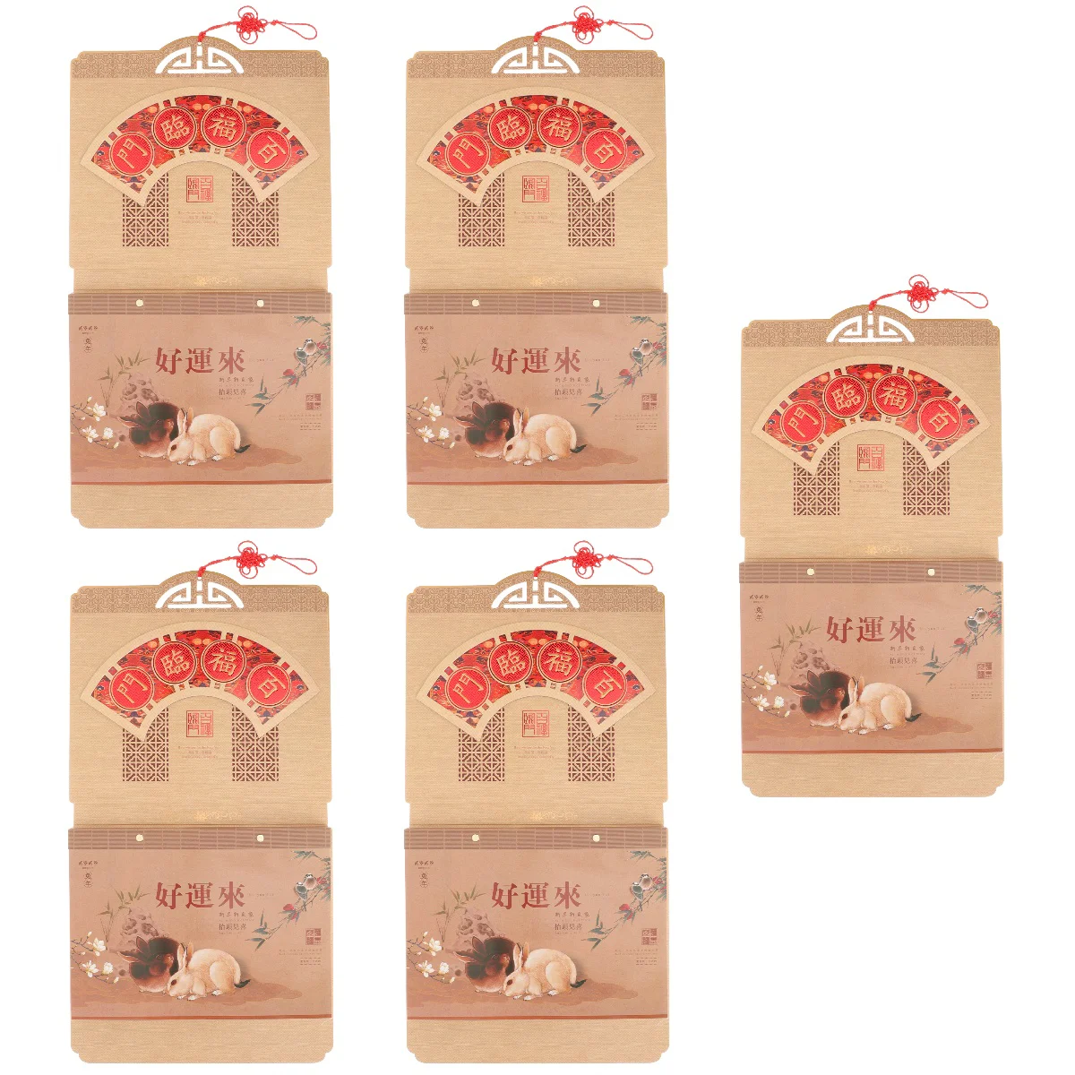 

5pcs Wall Hanging Calendar 2023 Monthly Calendar Planner Wall Decoration Ornament