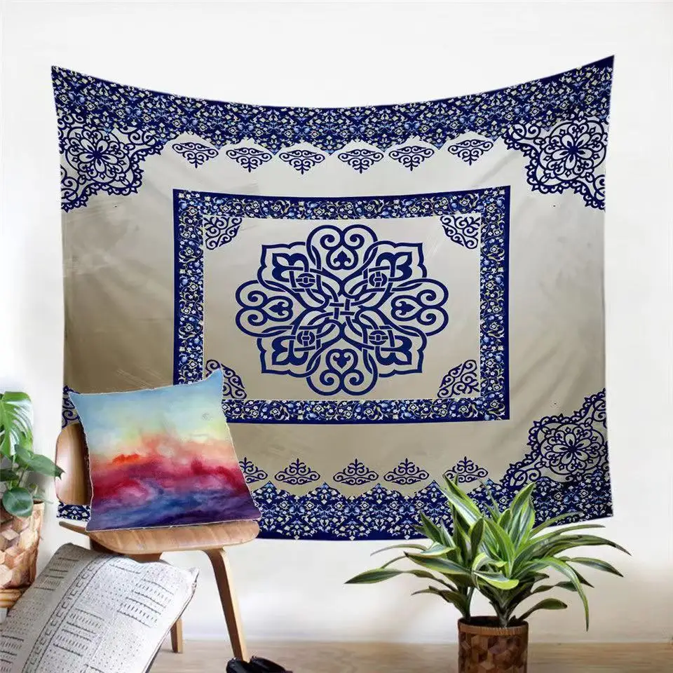 

Mandala Flower Tapestry Wall Hanging Mystic Witchcraft Boho Bohemia Psychedelic Hippie Art Tapiz Bedroom Home Decor Tapestry