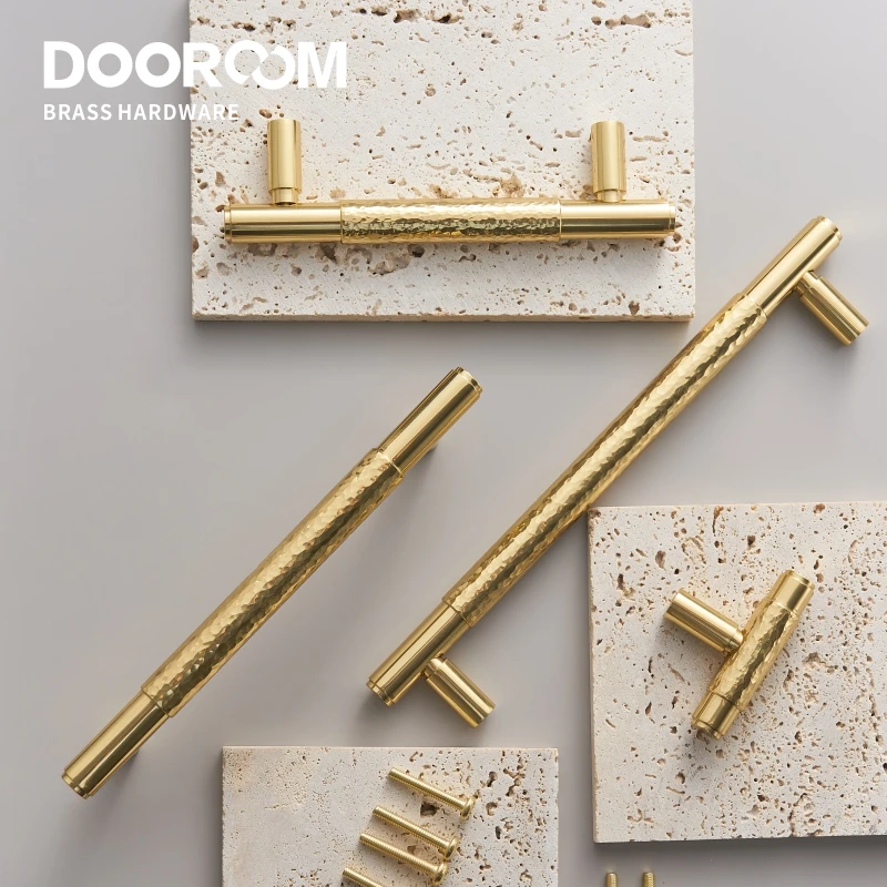Dooroom латунные мебельные ручки современный сверкающий золотой шкаф комод Обувной