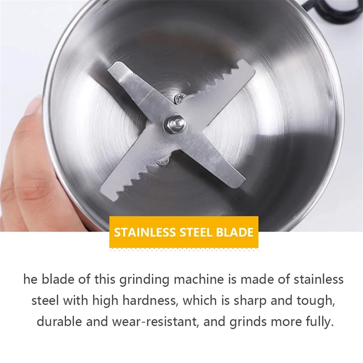 Бытовая электрическая мельница для зерен сухая портативная взбивалка кофейных