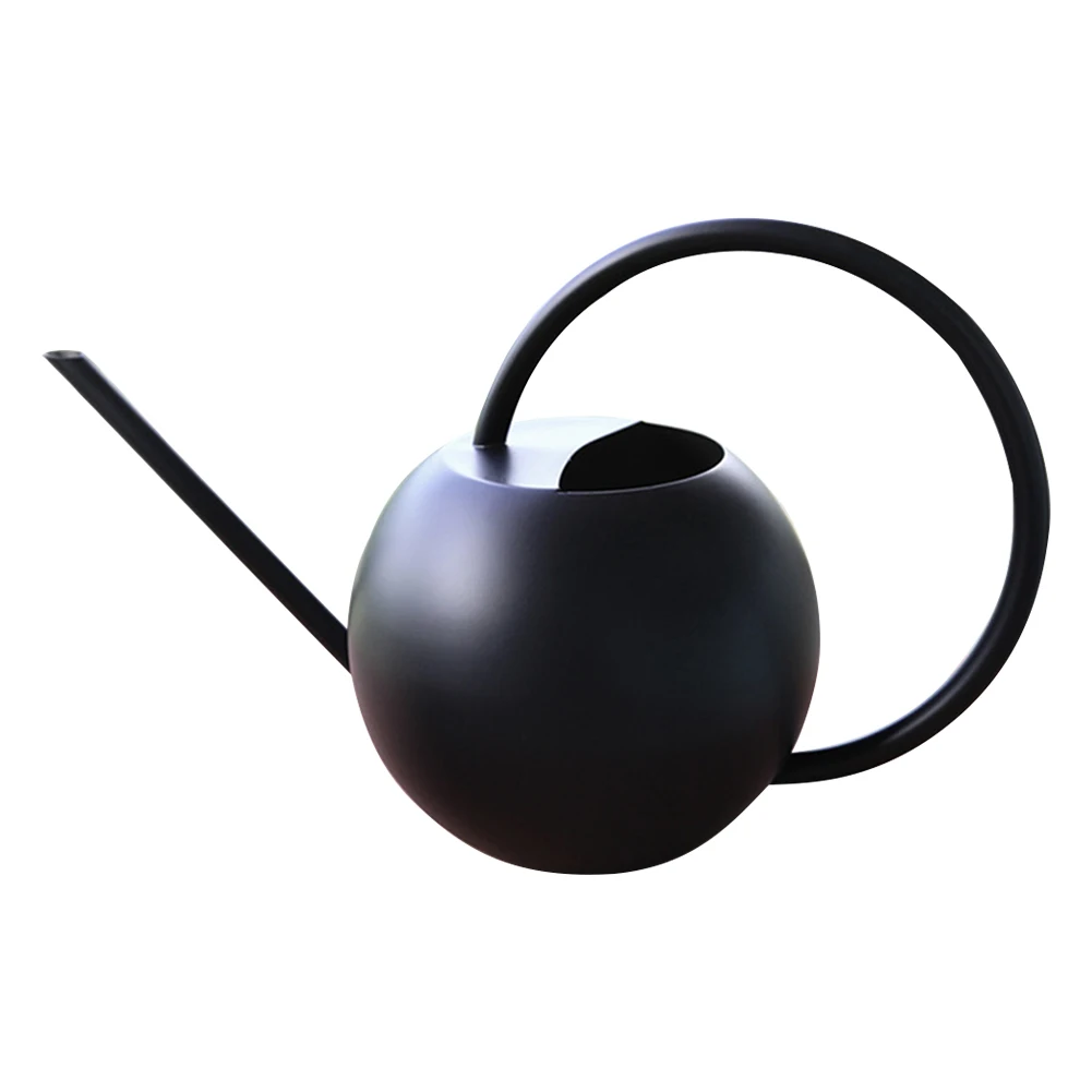 

1000ml Anti Corrosion Spherical Portable Indoor Plants Irrigation Long Spout Stainless Steel Home Watering Can Patio With Handle