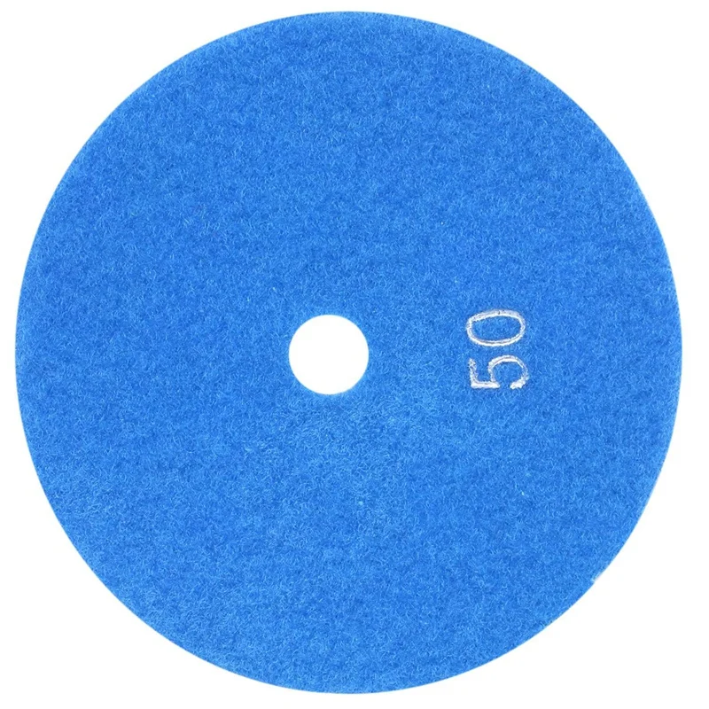 3x5 дюймов 125 мм влажные Алмазные полировальные колодки мраморный гранит Grits 50