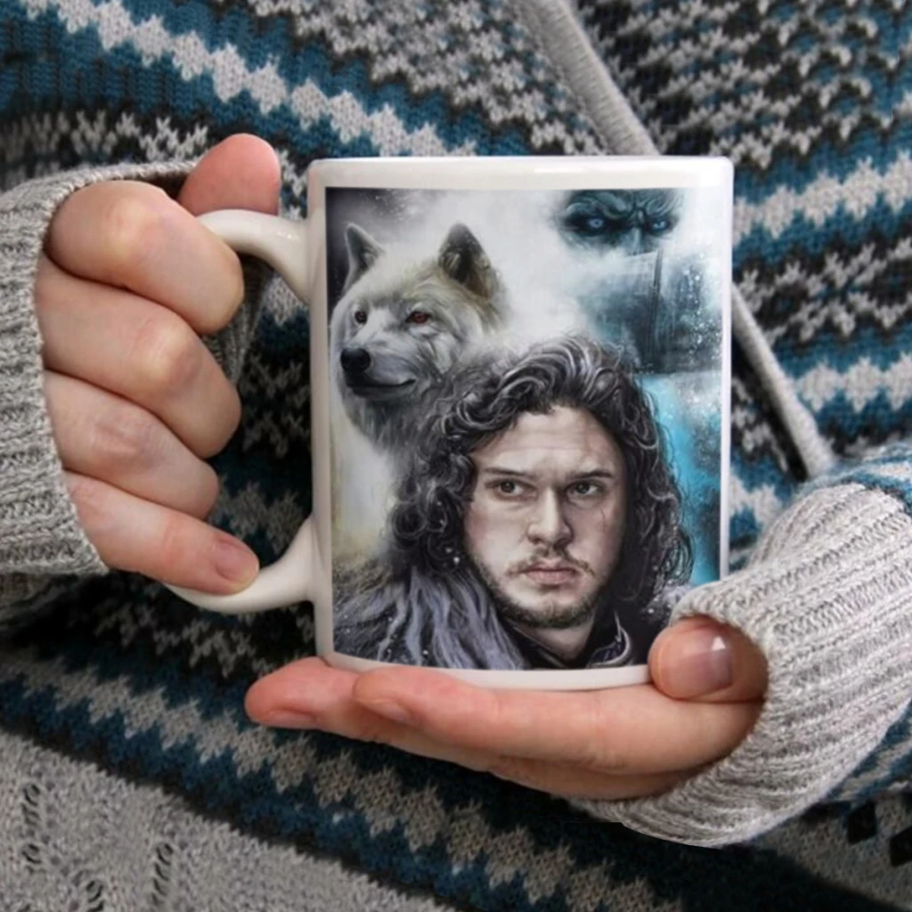 Кружка K-Kit Harington 11 унций керамическая кофейная кружка подарок друзьям на день