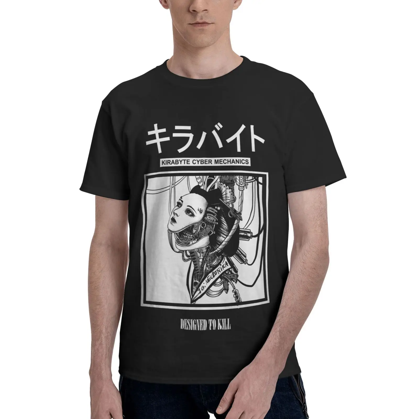 

Мужская футболка с рисунком призрака в Ракушке, большие размеры