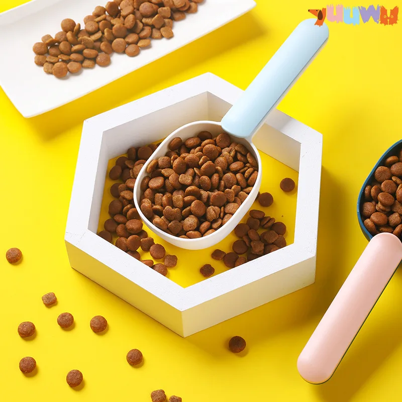 

New Original Cat Food Dogs Food Spoon Multifunctional Pet Foods Spoon Dogs Cat Accessories Pet Feeder Feeding dispenser Supplies