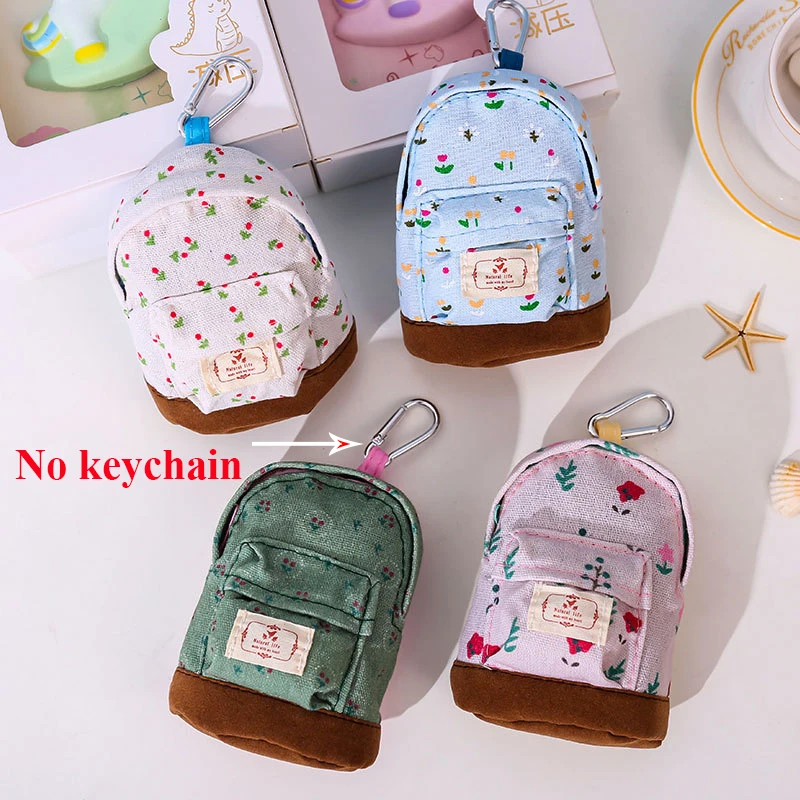 

Mini Backpack Miniature Doll Bag Hat Toys For 1/6 BJD Doll Schoolbag Dollhouse Decor Rucksack Dolls Accessories Kids Gifts