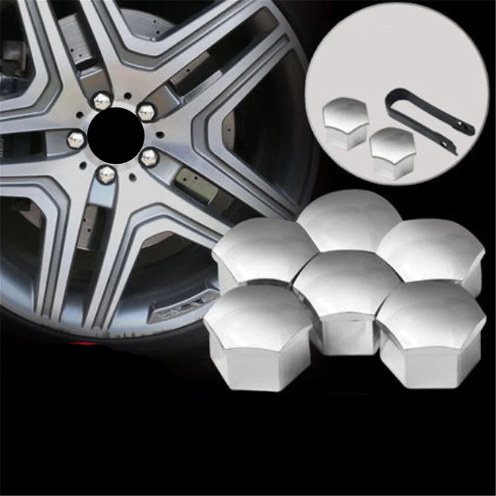 

20pcs Car Wheel Nut Caps Caps Anti-Rust for Volkswagen Touareg Phaeton Bora Lavida Lamando Touran Beetle Magotan