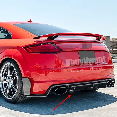 Задний бампер из углеродного волокна, диффузор, спойлер для Audi TT MK3 Standard 2015 2016 2017 2018, задний диффузор