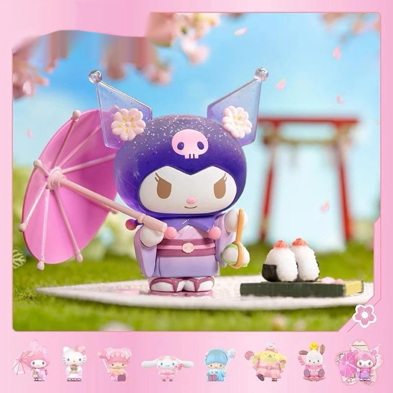 

Sanrio Семейные цветы и фрукты, искусственные игрушки, цвет Коричный, марионетка, сумка для слепых рук, детские подарки, Выпускной День рождения