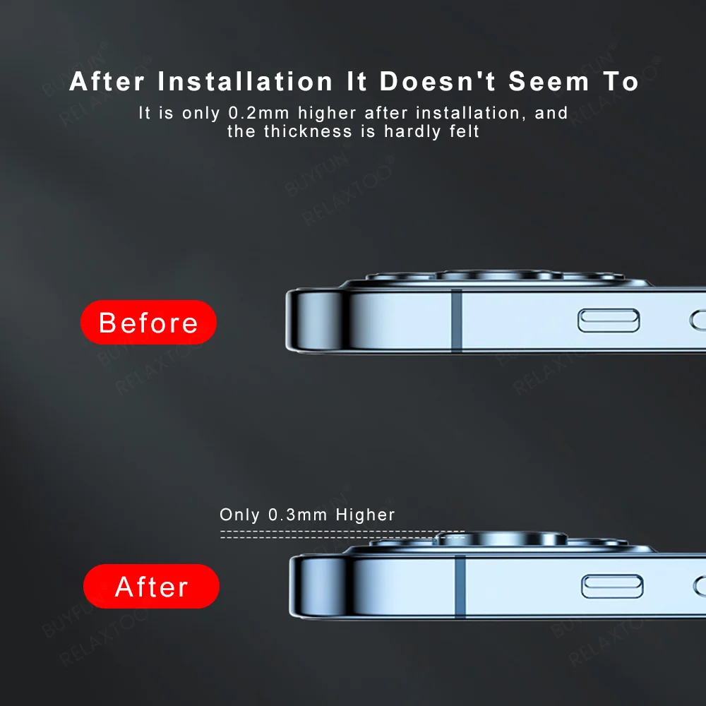 3D защитный чехол с закаленным стеклом и металлическим кольцом для iPhone 13 Pro Max pro Mini