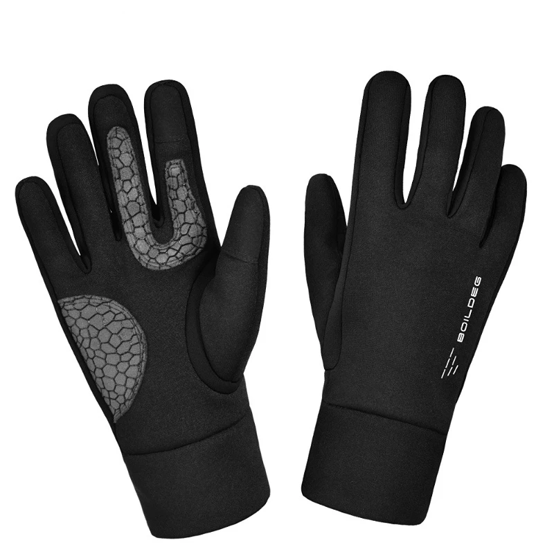 Cycling Black Skiing Gloves Fishing Men Women Winter Gloves Snowboard Winter Bicycle Motorcycles Thermal Glove Free Shipping