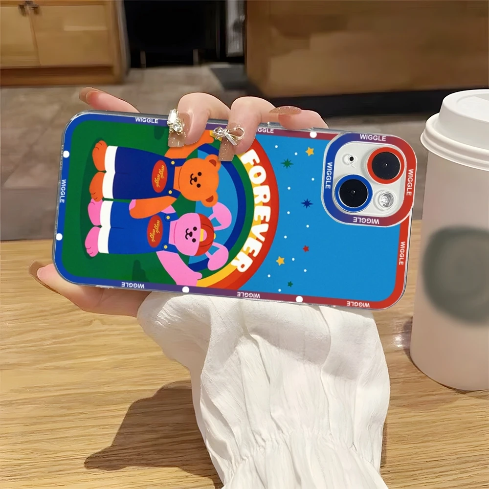 Фото Чехол для телефона WiggleS Wiggle для IPhone 16 Pro Max 16 15 13 14 12 11 Pro Max Mini Angel Eyes, мягкий прозрачный чехол №1