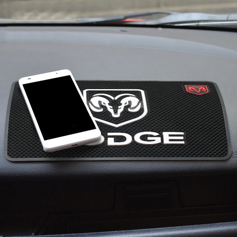 

1pcs Car Dashboard Non-Slip Mat Cell Phone Holder Silicone Pad For Dodge Journey Charger Challenger Caliber Durango Avenger Ram