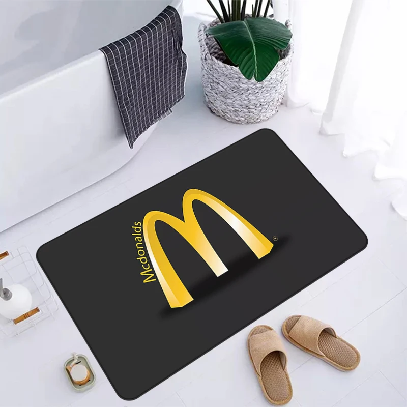 

Kitchen Mat Non-slip Washable McDonalds Prayer Rug Doormats Bedrooom Carpet Floor Long Corridor Hallway Bedside Room Door Living