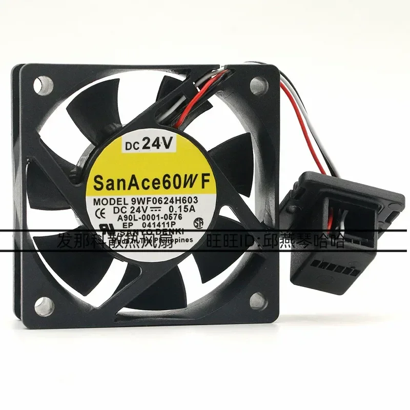 Фото Вентилятор охлаждения SANYO 9WF0624H603 6020 24V 0.15A A90L-0001-0576 FANUCO для станков с ЧПУ №3
