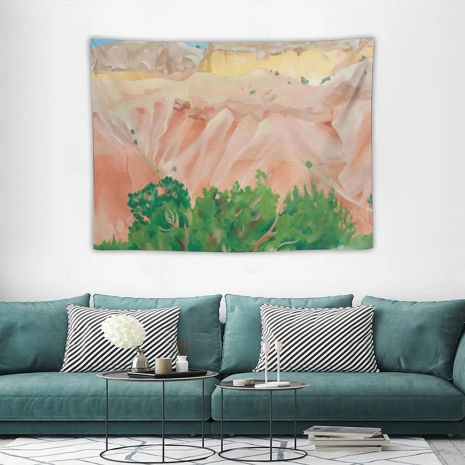 Гобелен Georgia O'keeffe My Backyard украшение для спальни милый гобелен декора комнаты