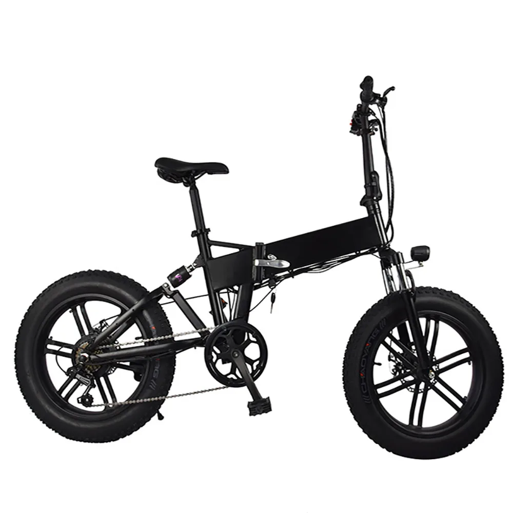 

Foldable Electric Bicycle Electric Bikings Aluminum Alloy 20 Inch Lithium Battery Portable Security Snow Tires Anti Slip