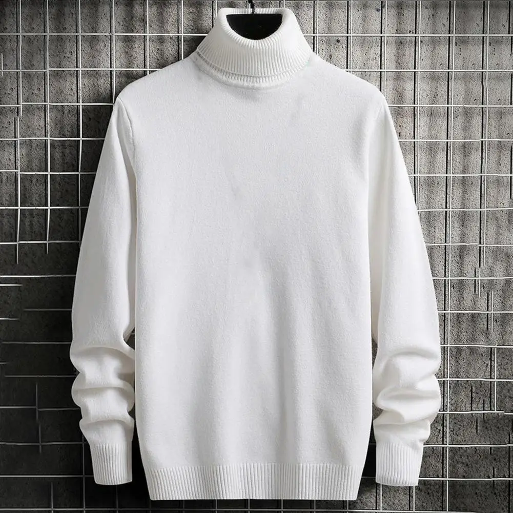 

Men Warm Sweater Men Knitwear Men Homme High Collar Long Sleeve Pullover Autumn Sweater Male Sweater Casual Pullover Streetwear