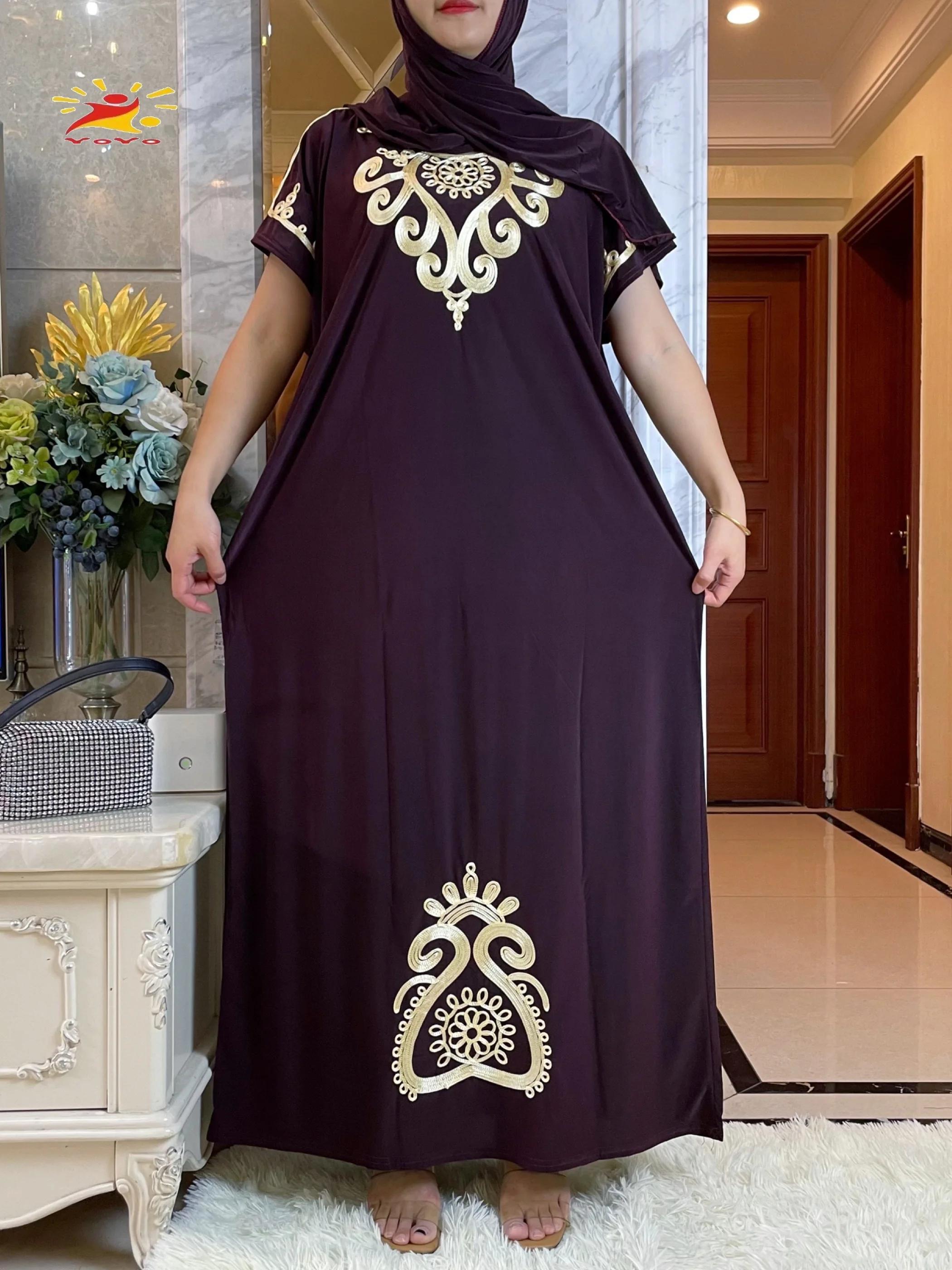 

Новинка, Abayas для женщин, роскошная шелковая ткань Дубая, мусульманская мода, Цветочная вышивка, весеннее платье Caftan Marocain, Свадебная вечеринка