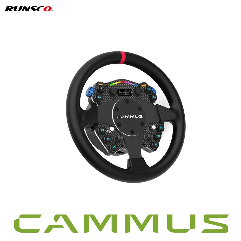 Рулевое колесо CAMMUS C12 с прямым приводом 12N·m+CAMMUS CS5 Настольный зажим Колесная база