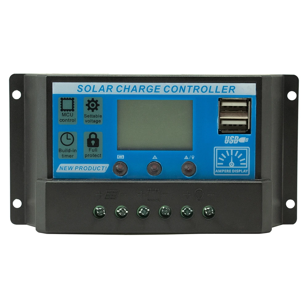

Manual PWM Solar Charge Controller 20A 12v 24v for Solar System CM20K-20A