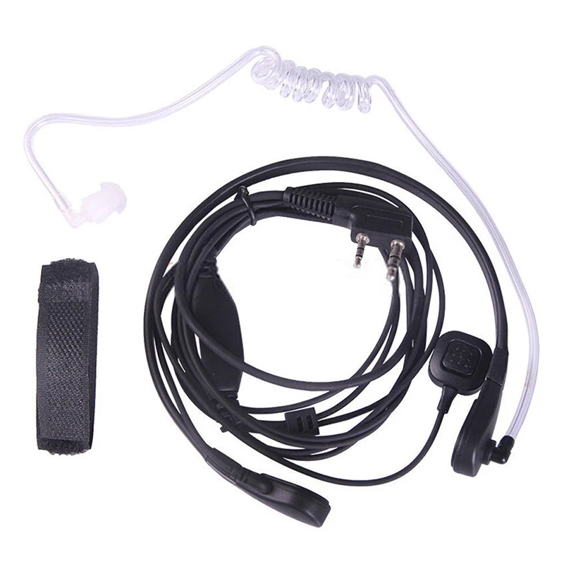 

Throat Mic Earpiece Headset Finger For Baofeng UV5R 888s Radio Walkie Talkie