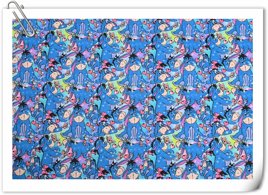 Ткань хлопковая Кошмар перед Рождеством 110 см в ширину |