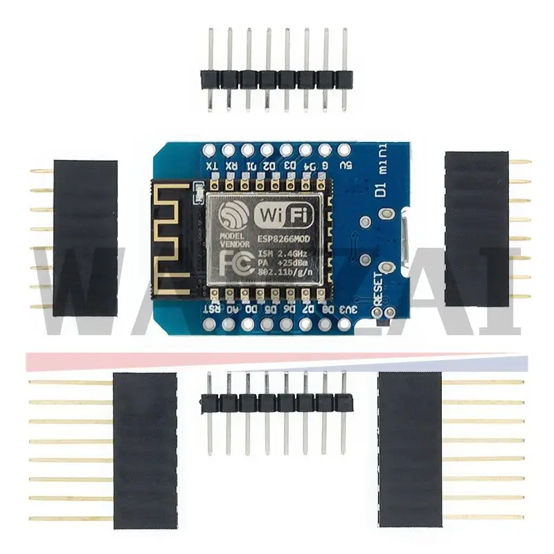 WeMos D1 Mini Pro V3.0.0 Bytes Lua WIFI Интернет вещей макетная плата на основе ESP8266 CH340G Nodemcu V2 4 Мб/16