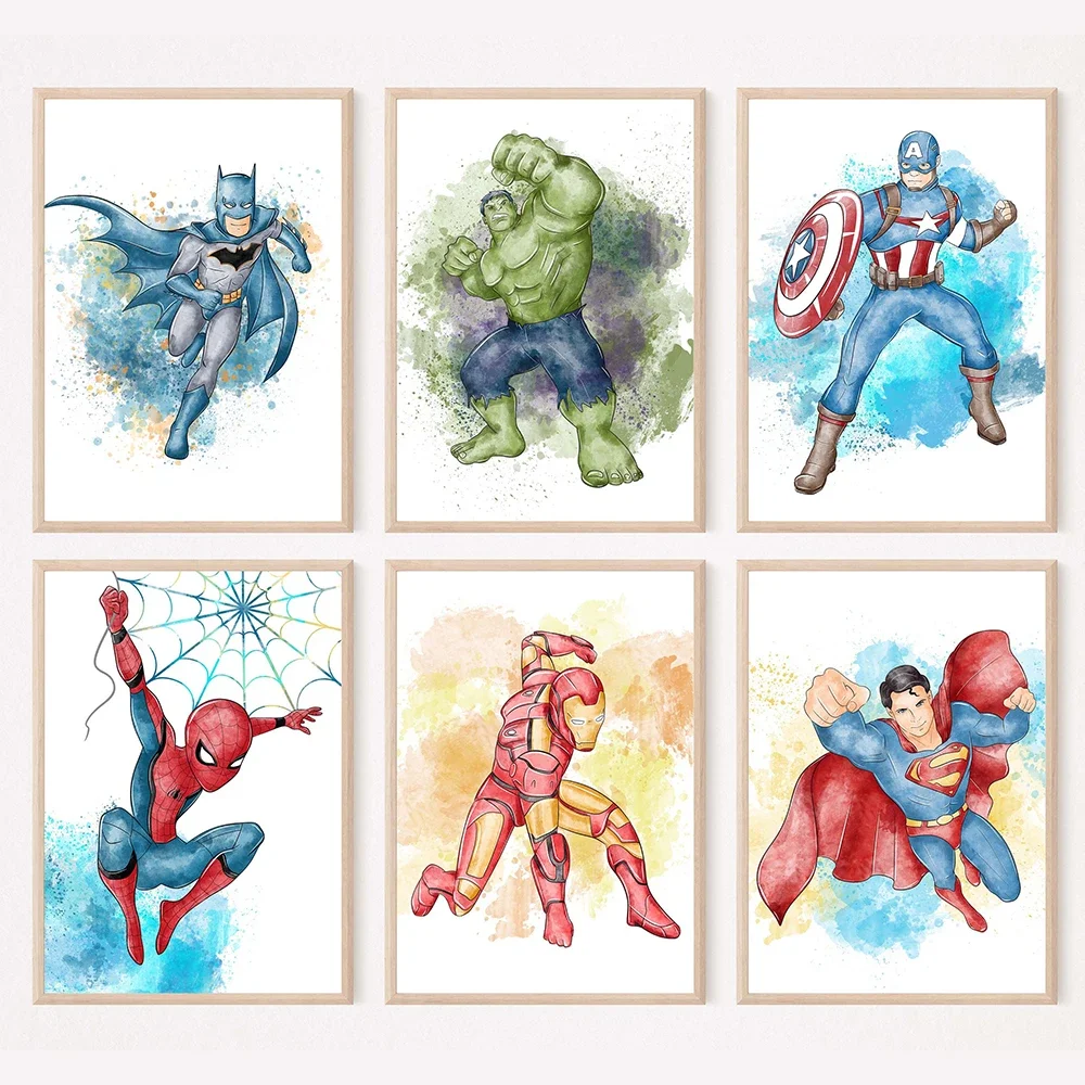 Картина на холсте Минисо Супергерои