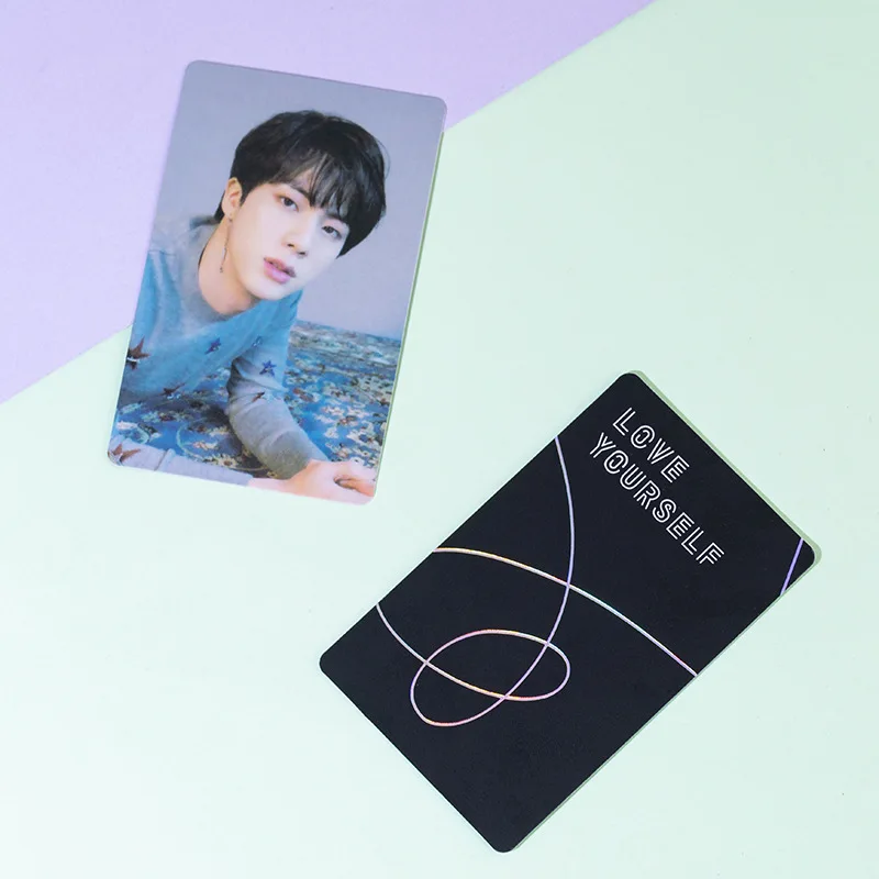 KPOP Bangtan Boys Lomo открытка новый альбом Love Yourself Photocard самодельные бумажные открытки