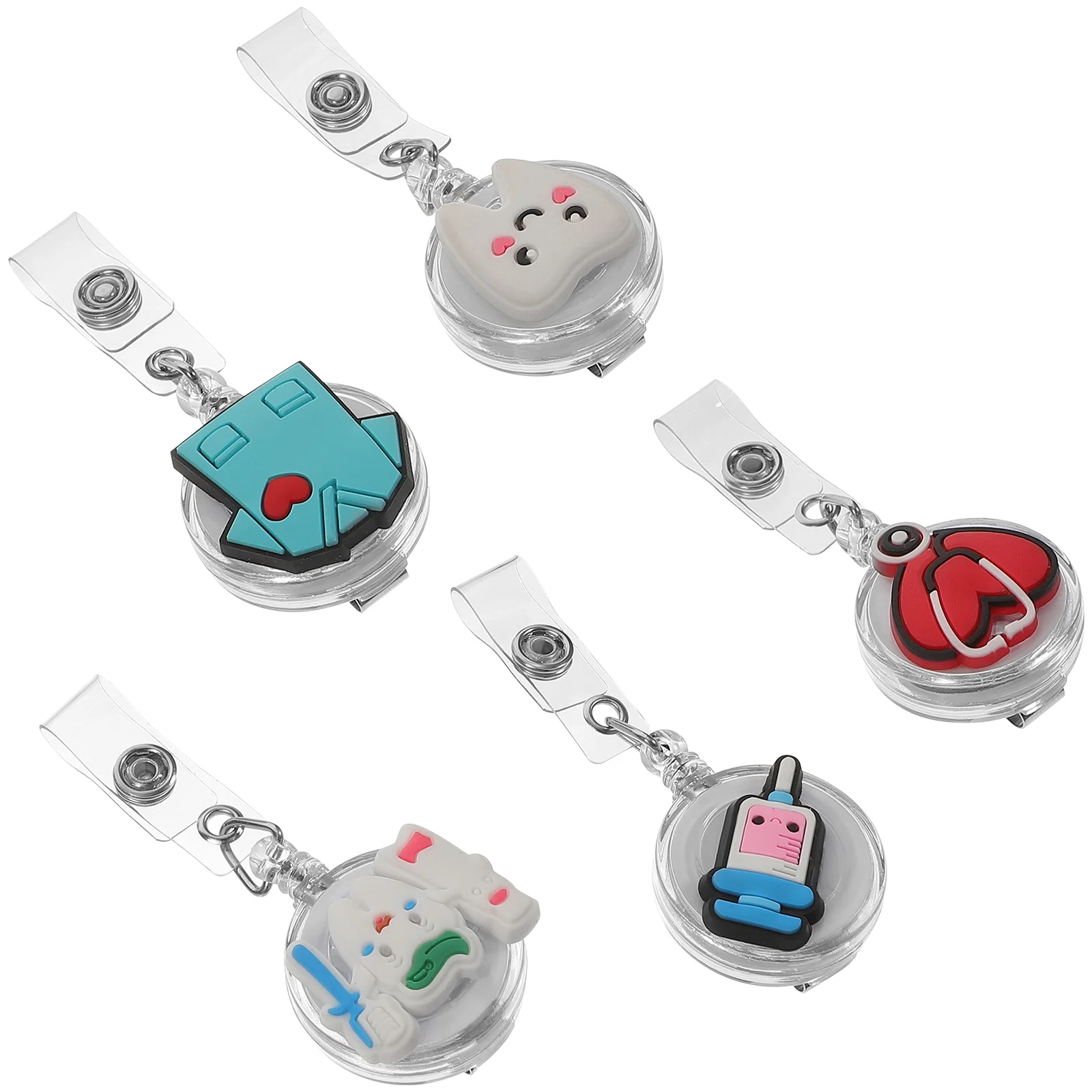 

Pocket Pharmacy Easy-to-pull ID Holder Nurse Accessories Retractable Badge Buckles