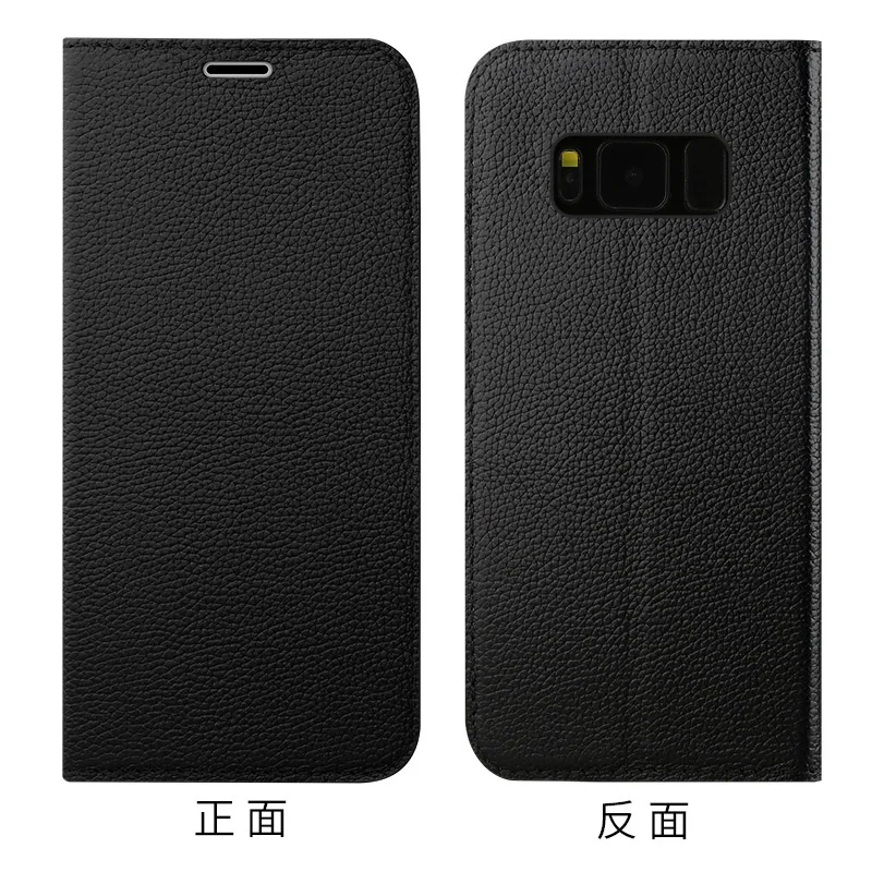 Полноразмерный защитный чехол из натуральной кожи с защитой от падения для Samsung S7