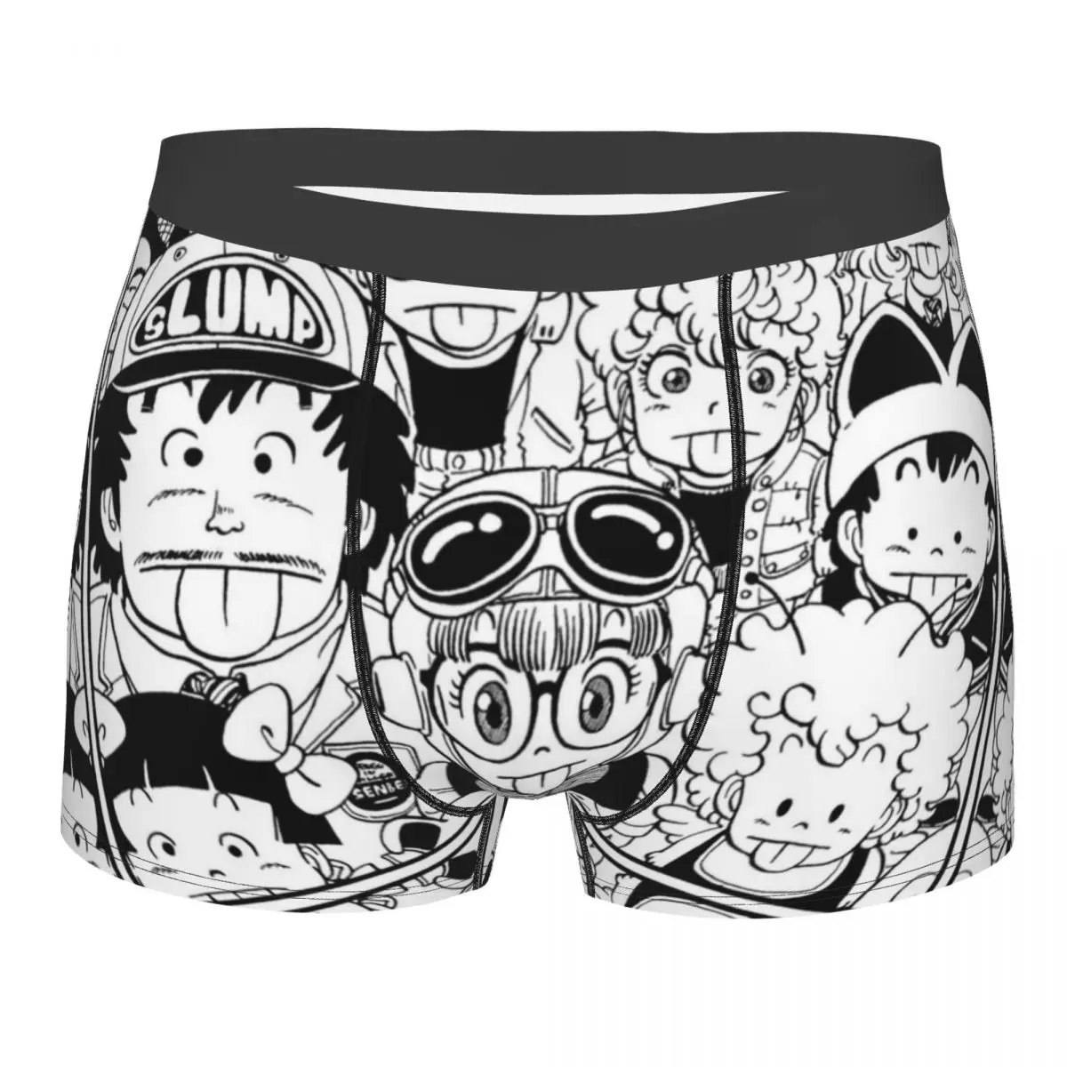 

Dr Slump Robot Girl Anime ARALE Underpants Breathbale Panties Male Underwear Print Shorts Boxer Briefs