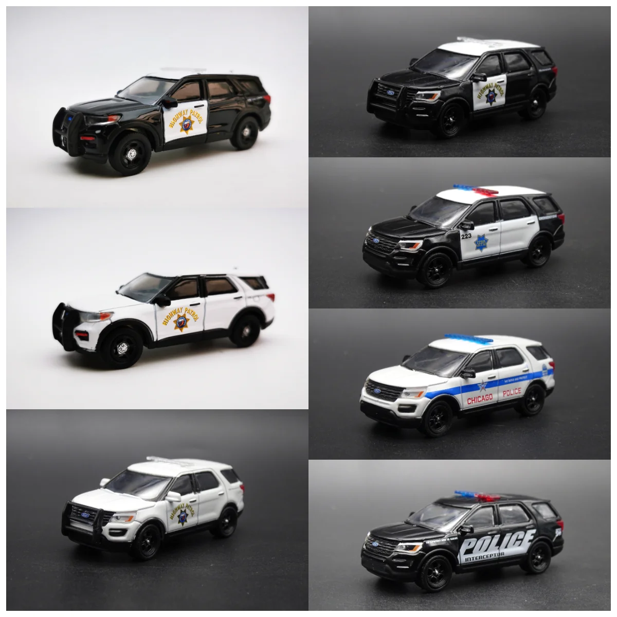 

Greenlight 1:64 Ford Explorer 16/20 California San Francisco Police Car Metal Static Car Model Toy Gift