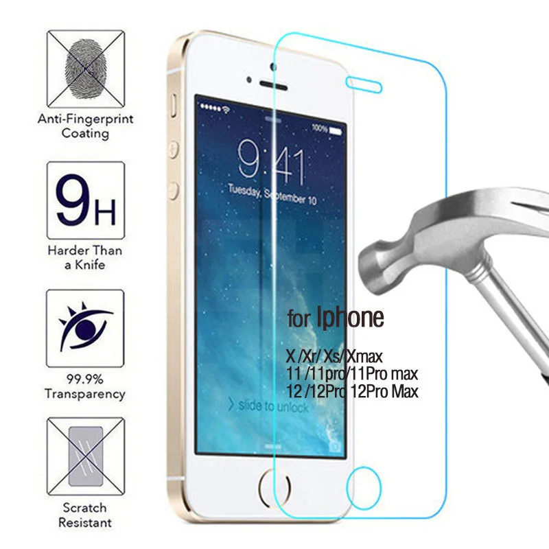 

X Xr Xs Film On 8 7 6 6s Plus 11 12 13 For Iphone Protective Screen Protector Cover Tempered Glass Anti-spy Privacy