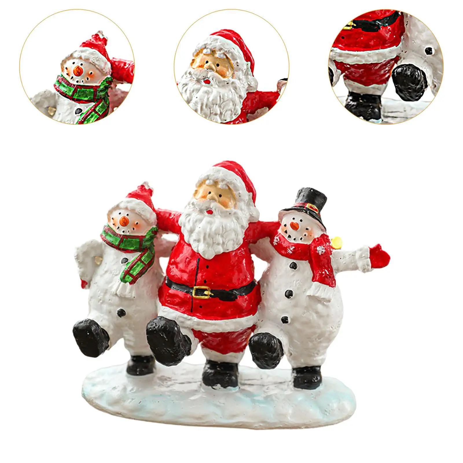 Рождественская фигурка Санта-Клауса из смолы книжная полка подставка для