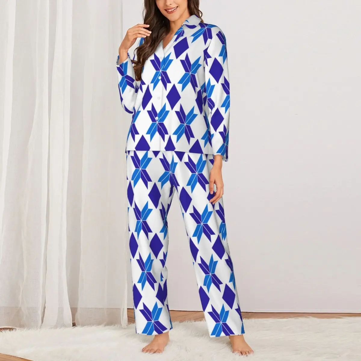 Женские пижамы одежда для сна женская хлопковая POLYESTER Geometry 0629