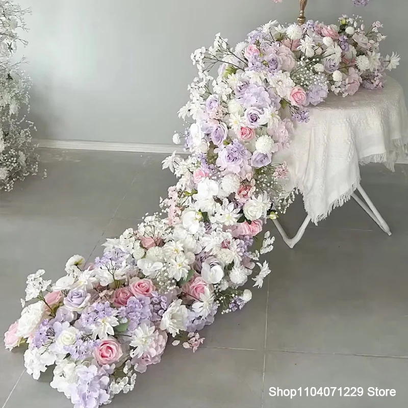 Роскошные цветочные дорожки искусственные цветы для стола центральное