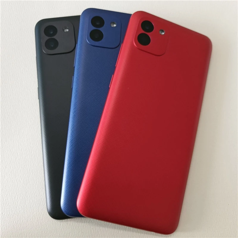 

Задняя крышка батарейного отсека для Samsung Galaxy A03 A035F, запасные части для Samsung A03, Крышка батарейного отсека