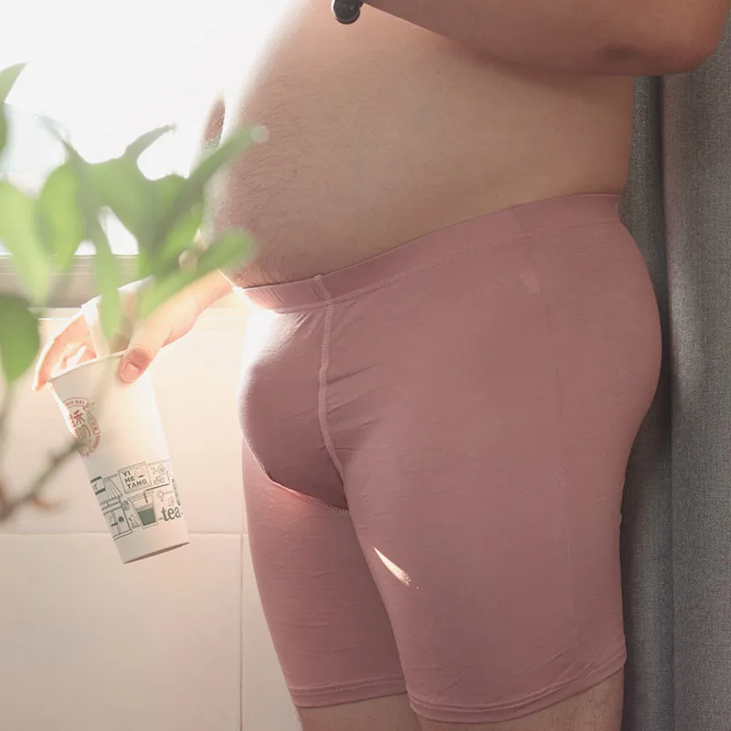 Боксеры с открытым механизмом больших размеров мужское нижнее белье свободные