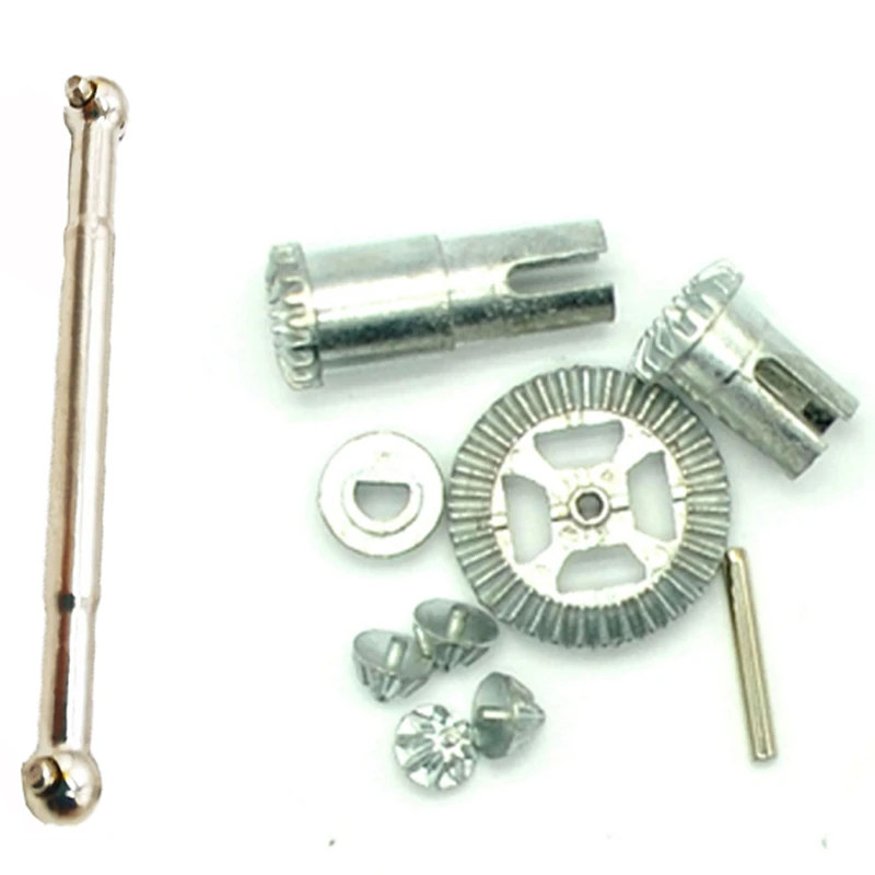 

Набор металлических дифференциальных металлических шестерен для Hs 18301 18302 18311 18312 и 2 шт., 53 мм, металлический приводной вал для радиоуправляе...