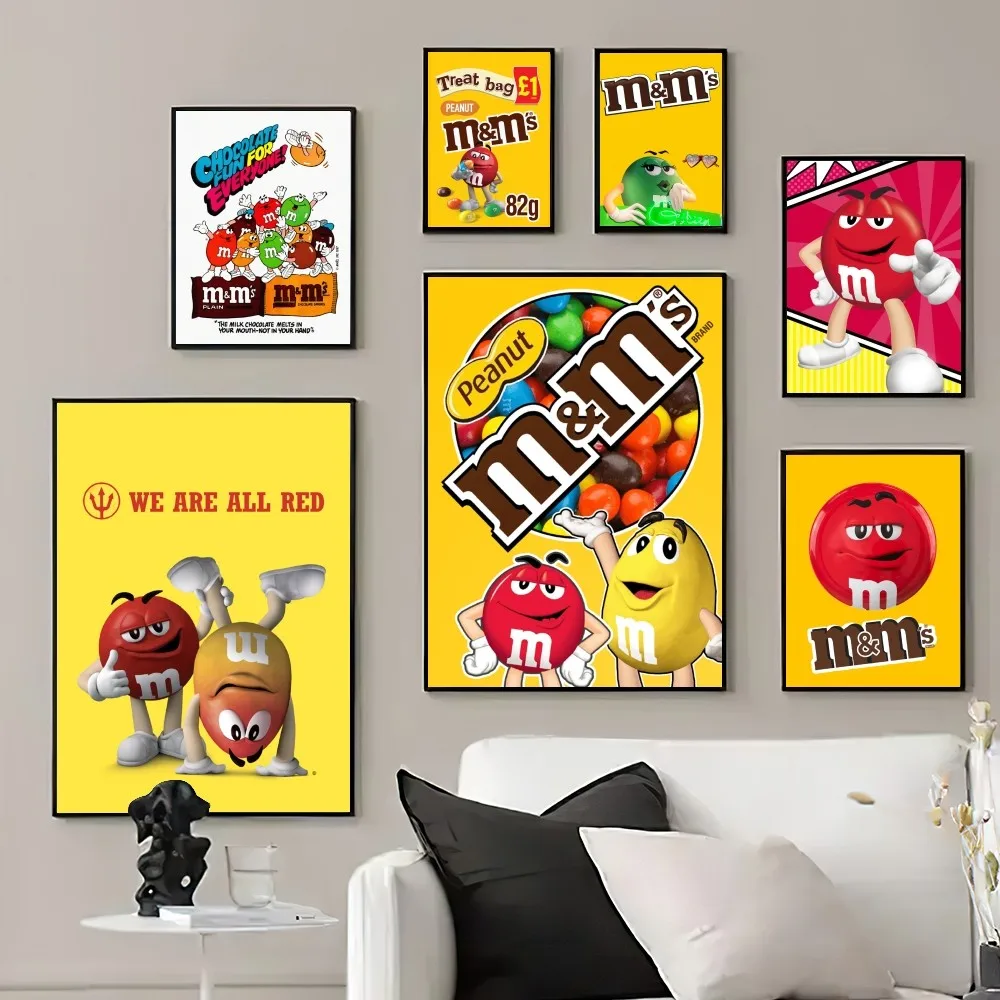 

M&M's chocolate beans Poster Prints Wall Pictures Living Room Home Decoration