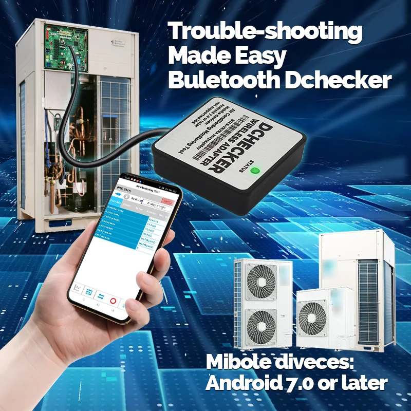 

Диагностические инструменты Wi-Fi Bluetooth Service Dchecker для системы Daikin VRV Skyair RA IOS Skygeek Trouble съемка 999172T 999187T