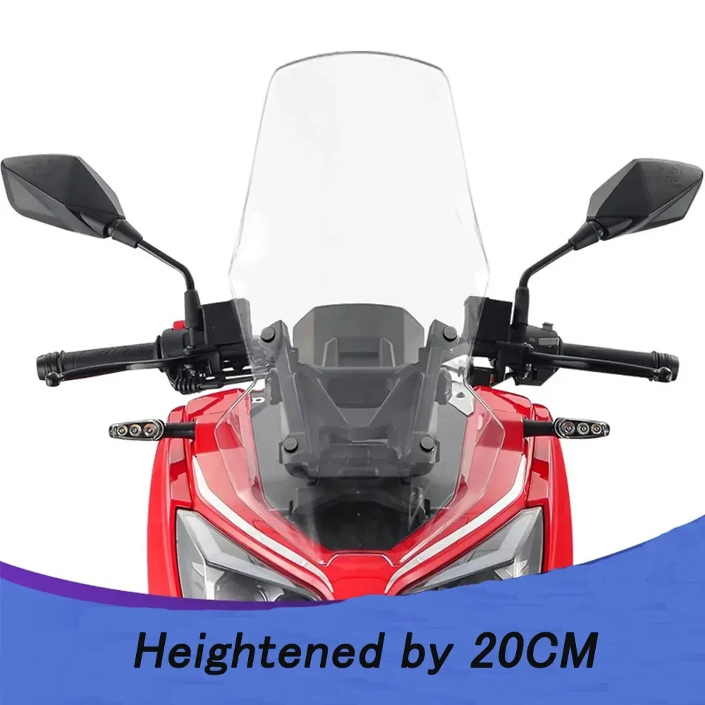 Motorcycle Windshield For QJ Moto MTX125 125MTX MTX 125 Heightened and Widened New Front Fit QJMoto