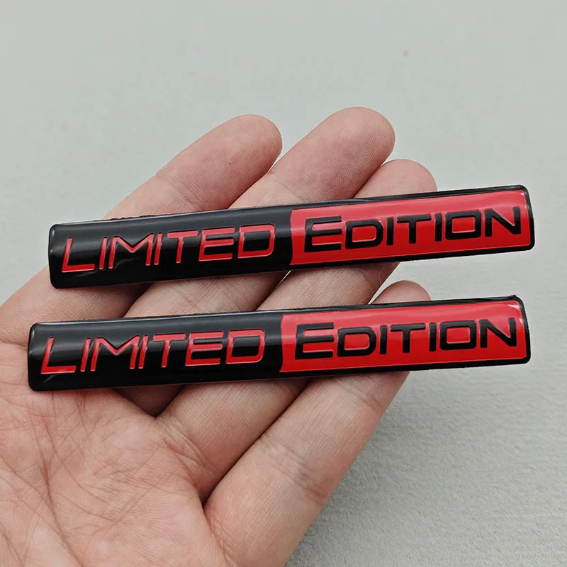 

2 Шт. 3D Алюминиевые Автомобильные Наклейки, Ограниченная Серия, Эмблемы, Значки Для Benz BMW Audi Toyota Honda VW